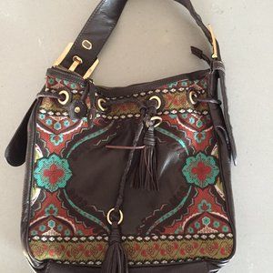FIORE BY Isabella Fiore Floral Embroidered Bag